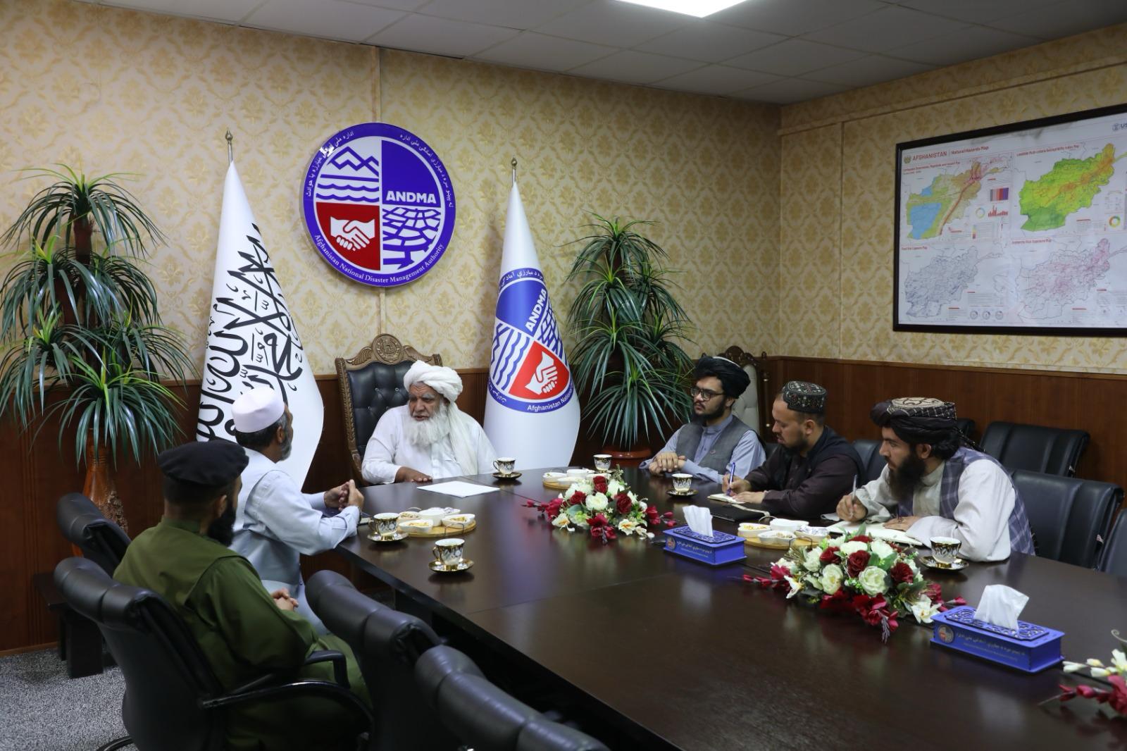 The Acting Head of Afghanistan National Disaster Management Authority ...